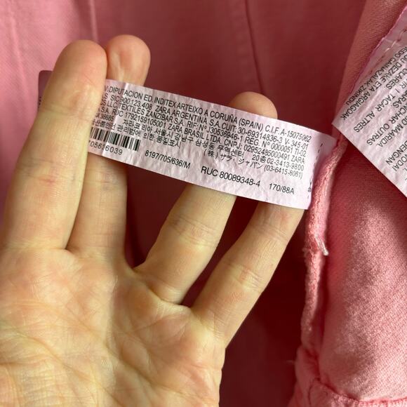 Zara Oversized Denim Button Down Shirt Jacket - Picture 7 of 9